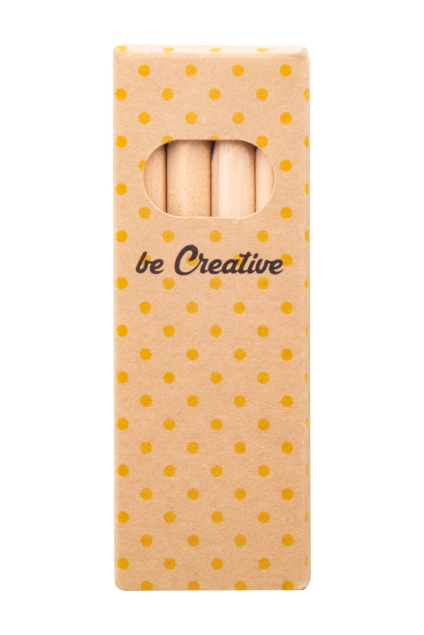 set de 4 crayons personnalisés