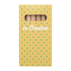 set de 6 crayons en bois