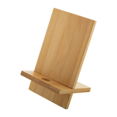 support pour téléphone en bambou