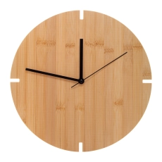 horloge murale en bambou