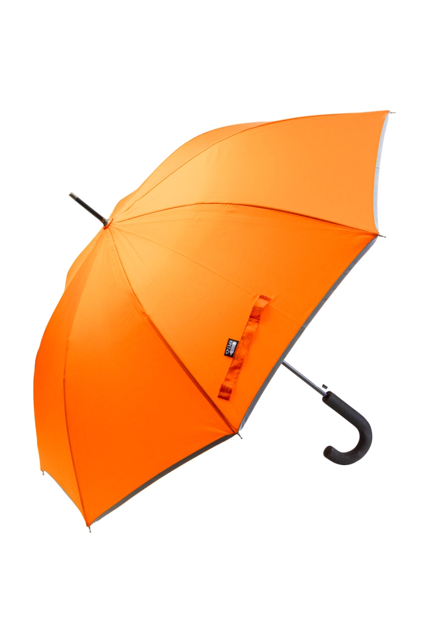 Parapluie en RPET etbande réfléchissante