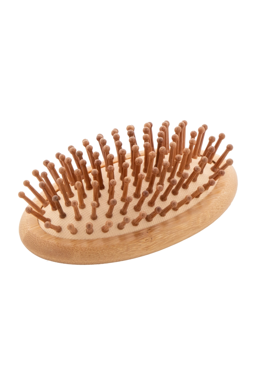 brosse à cheveux en bambou