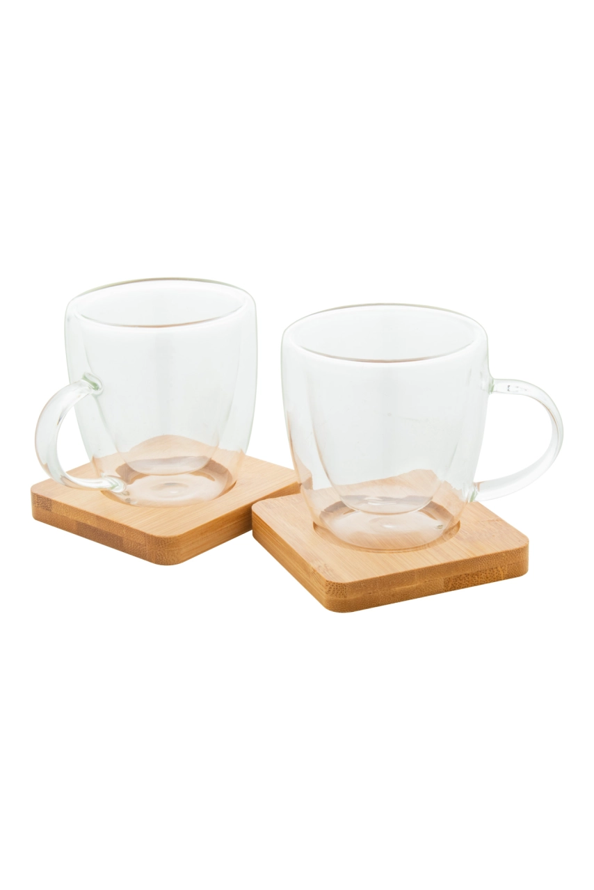 set de tasses en verre espresso