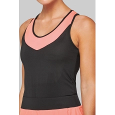 Débardeur de padel bicolore femme