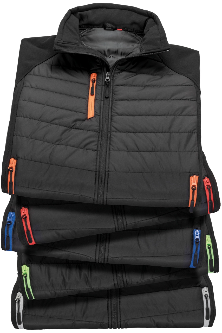 Gilet softshell rembourré black compass recyclé