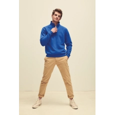 Sweat-shirt col zippé Premium (62-032-0)