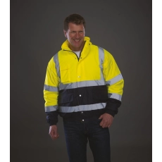 Blouson bicolore haute visibilité