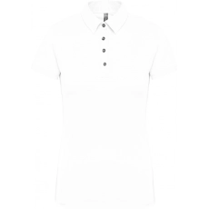 Polo jersey manches courtes femme