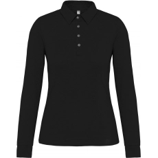 Polo jersey manches longues femme