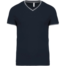 T-shirt maille piquée col V homme