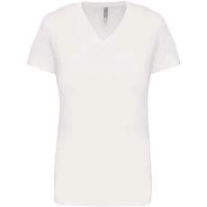 T-shirt col V manches courtes femme