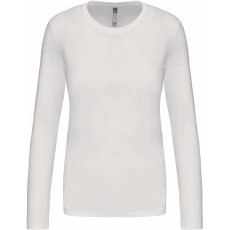 T-shirt col rond manches longues femme