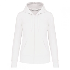Sweat-shirt écoresponsable zippé à capuche femme