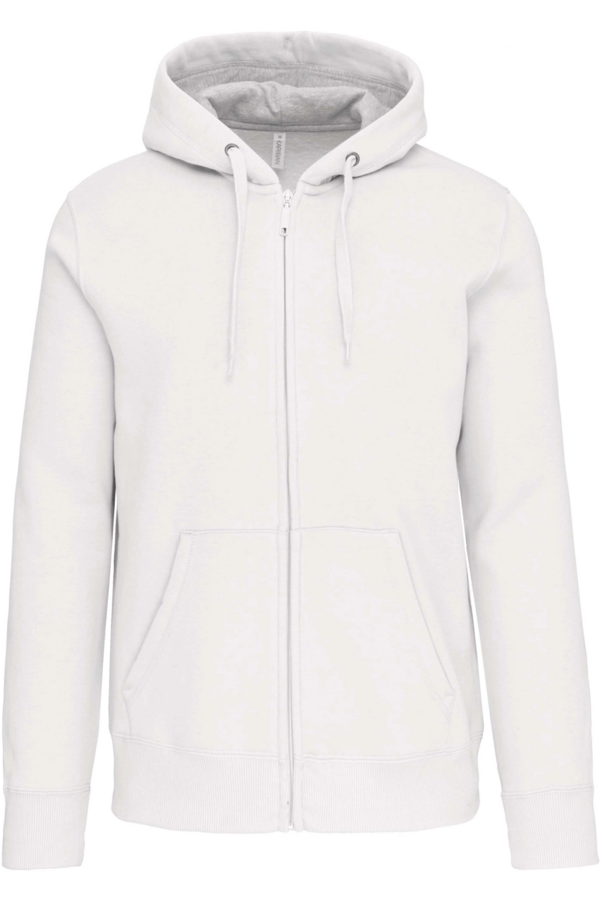 Sweat-shirt zippé capuche unisexe
