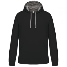 Sweat-shirt capuche contrastée homme