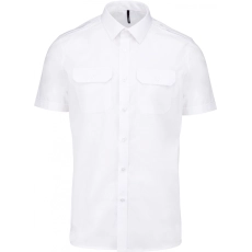 Chemise pilote manches courtes homme