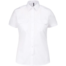 Chemise pilote manches courtes femme