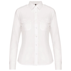 Chemise pilote manches longues femme
