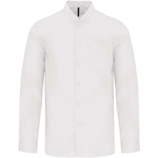 Chemise col mao manches longues