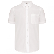 Chemise popeline manches courtes enfant