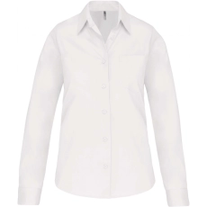 Chemise popeline manches longues femme