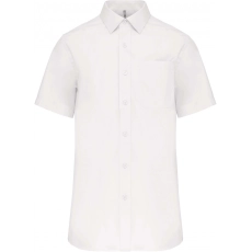 Chemise popeline manches courtes