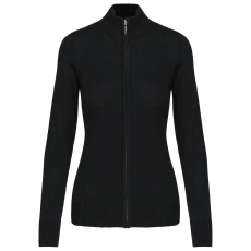 Cardigan zippé femme