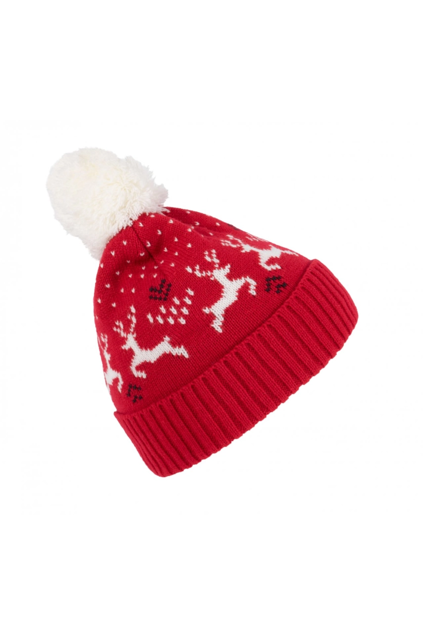 Bonnet de Noël motifs rennes