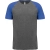 Grey Heather / Sporty Royal Blue Heather