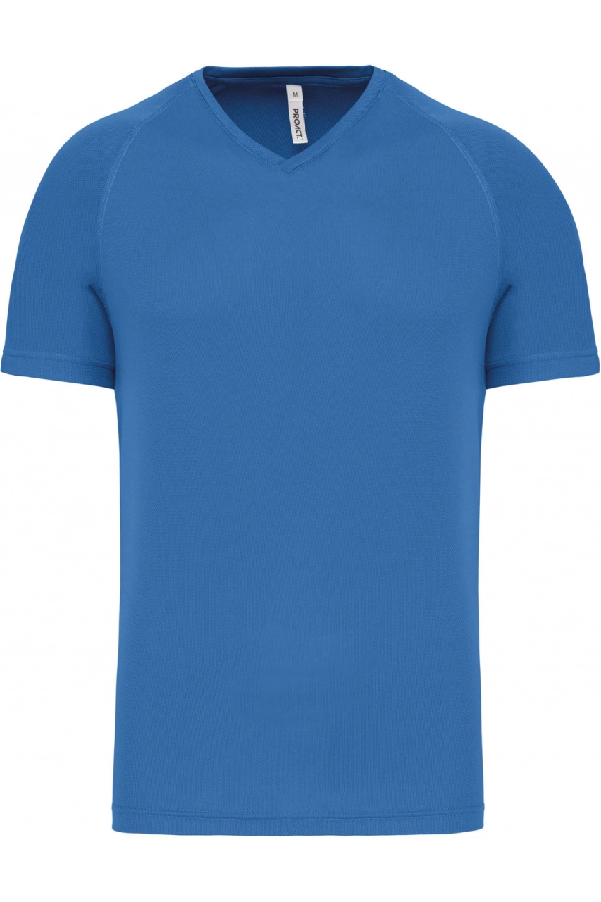 T-shirt de sport manches courtes col v homme