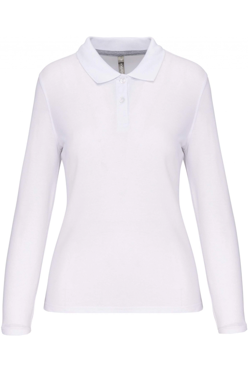 Polo manches longues femme