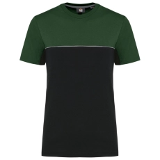 T-shirt bicolore écoresponsable manches courtes unisexe