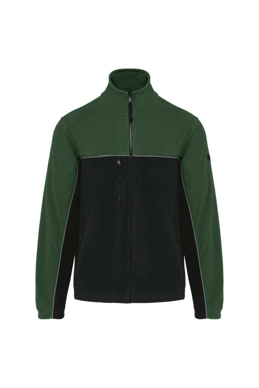 Veste micropolaire bicolore écoresponsable unisexe